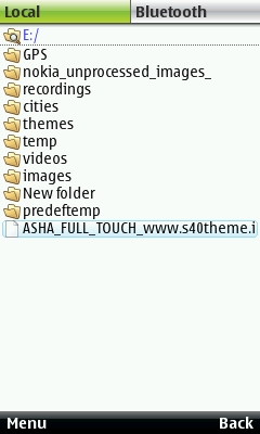 What if you download the theme Nokia s40 with extension EXT