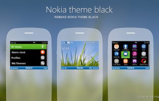 Nokia theme black remake s40 320x240
