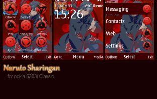 6303i Classic Theme Naruto Sharingan