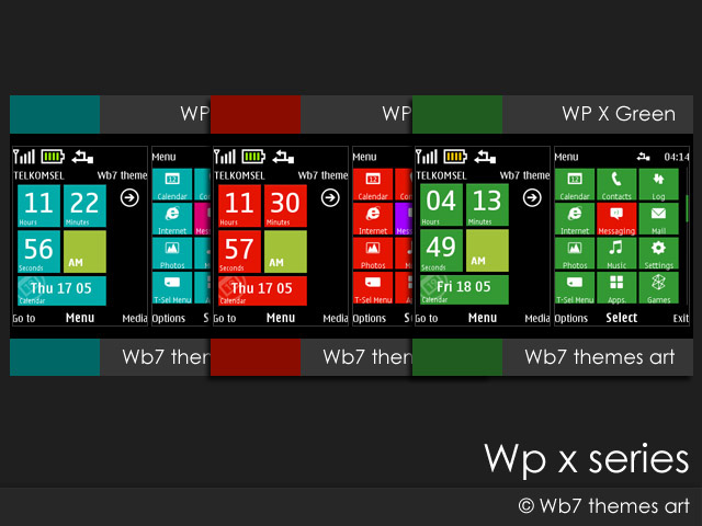 Windows phone style series theme X2-00