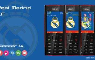Real Madrid C.F theme X2-00 s406th s405th 240x320 5130 6300 6700