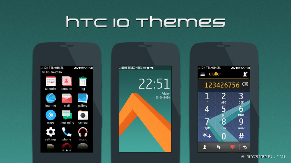 preview asha full touch theme style Htc 10