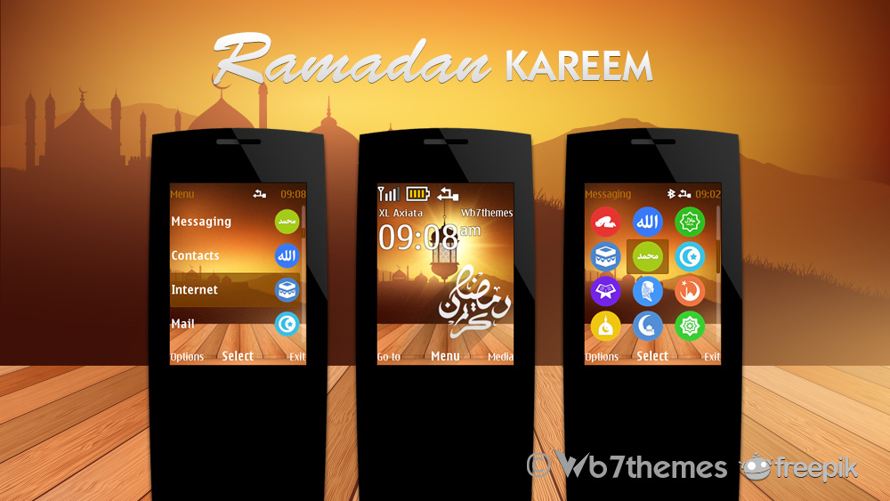 Ramadan Kareem theme x2-00 x2-02 2730 240x320