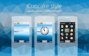 Android Cupcake theme Nokia X2-00