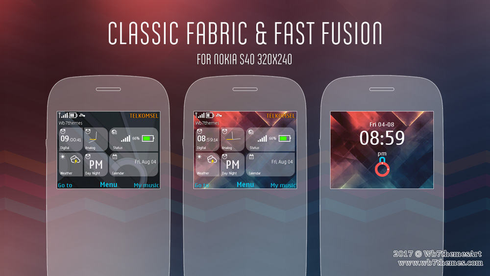 Classic fabric and Fast fusion theme s40 320x240 X2-01