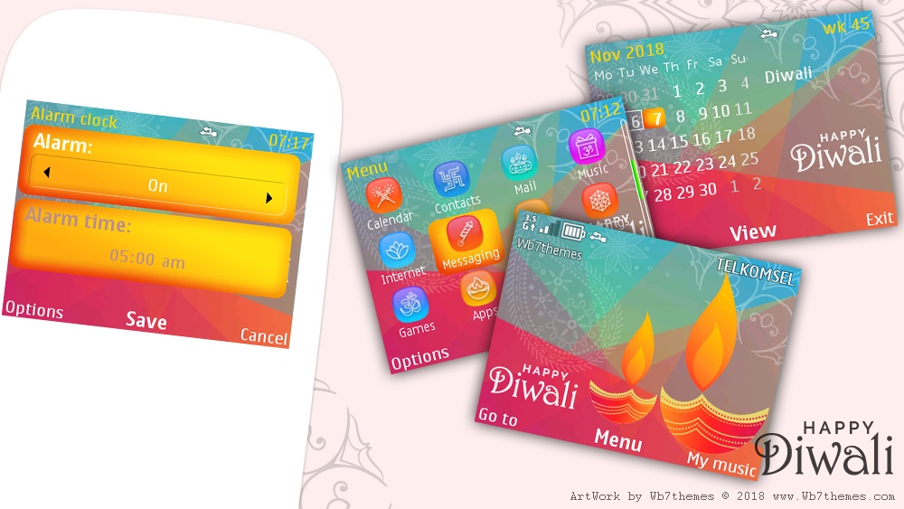Diwali theme s40 320x240 C3-00 X2-01 Asha 302 210 205 200 201