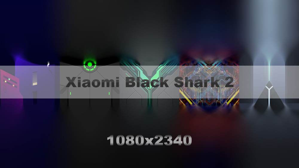 Download Xiaomi Black shark 2 Stock wallpaper high res 1080×2340 px