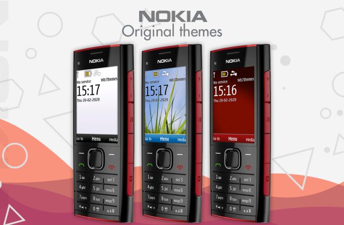Nokia X2-00 original themes wallpapers screensavers