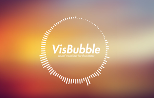 Download VisBubble round visualizer for Rainmeter