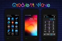 Gradient wave theme Asha 311 310 309 308 306 305 full touch