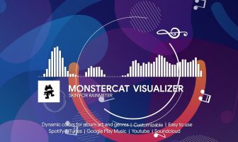 Monstercat Visualizer skin for Rainmeter 4.3 or higher
