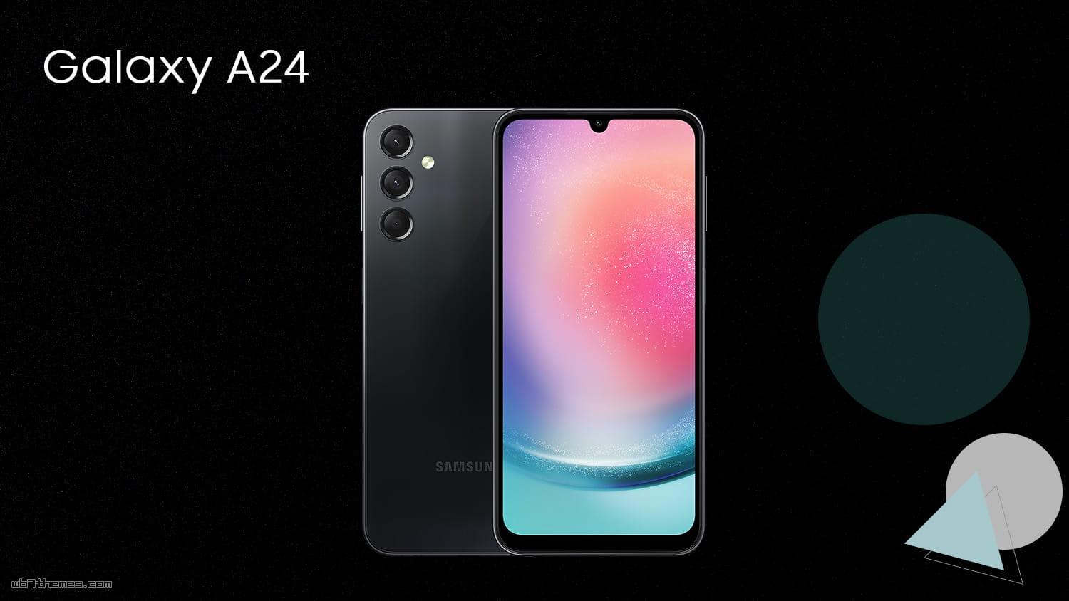 Galaxy A24 stock wallpapers