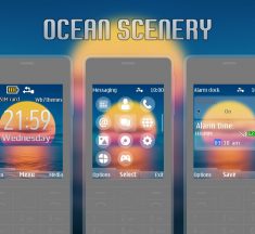 Ocean scenery theme Nokia X2-00 X2-05 6300