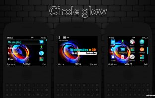 Circle glow theme Nokia C3-00 X2-01 Asha 302 200 201 205 210