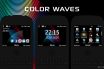 Color waves swf digital clock widget theme X2-01 C3-00 Asha 302
