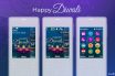 Happy Diwali theme swf wallpaper for Nokia X2-00 X2-05 206 6300 s40
