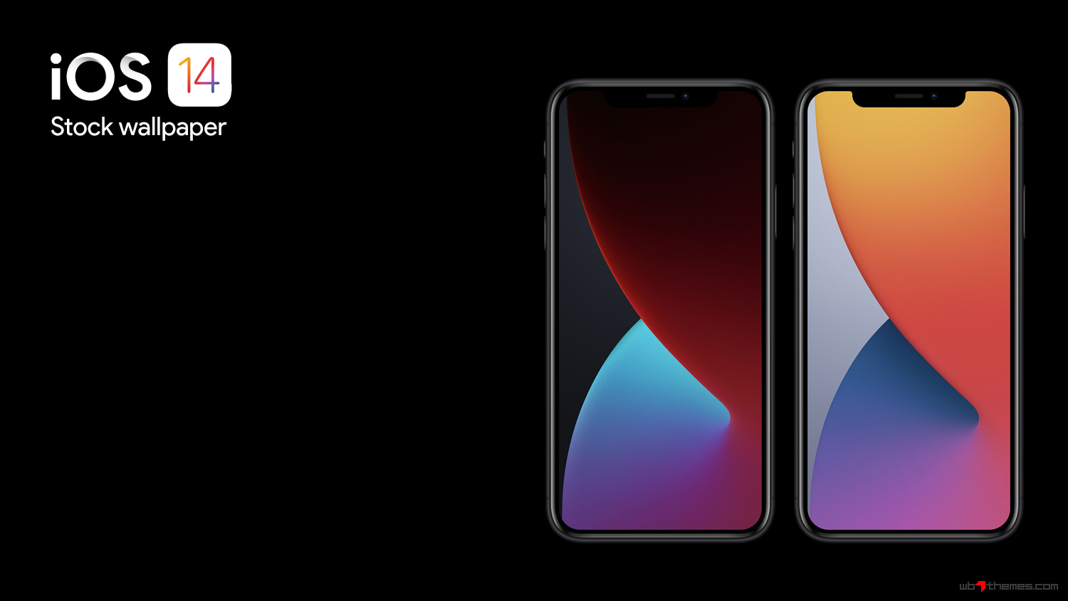 iOS 14 stock wallpapers collection available for download here