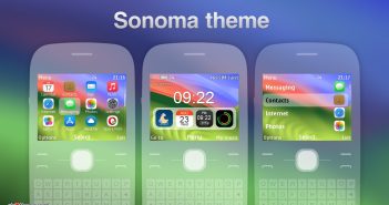 Sonoma live widget theme C3-00 X2-01 Asha 302 s40 320×240