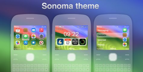 Sonoma live widget theme C3-00 X2-01 Asha 302 s40 320×240