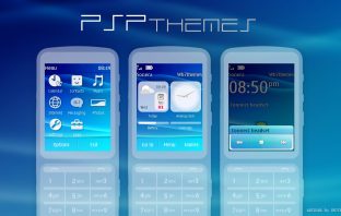 PSP style Theme for Nokia touch and type X3-02 C3-01 Asha 300 303