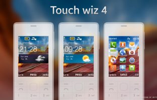 Samsung touch wiz 4 style swf widget theme X2-00 X2-05 6300 Asha 206