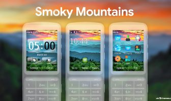 Smoky mountains flash lite monthly calendar theme X3-02 C2-02 C3-01